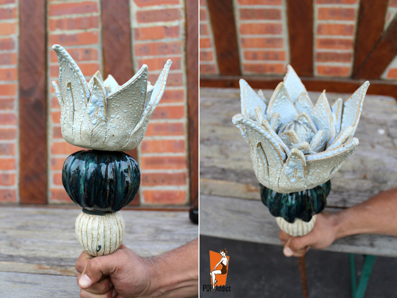 decorationdejardinpopaddictnormandie sceptre en argile